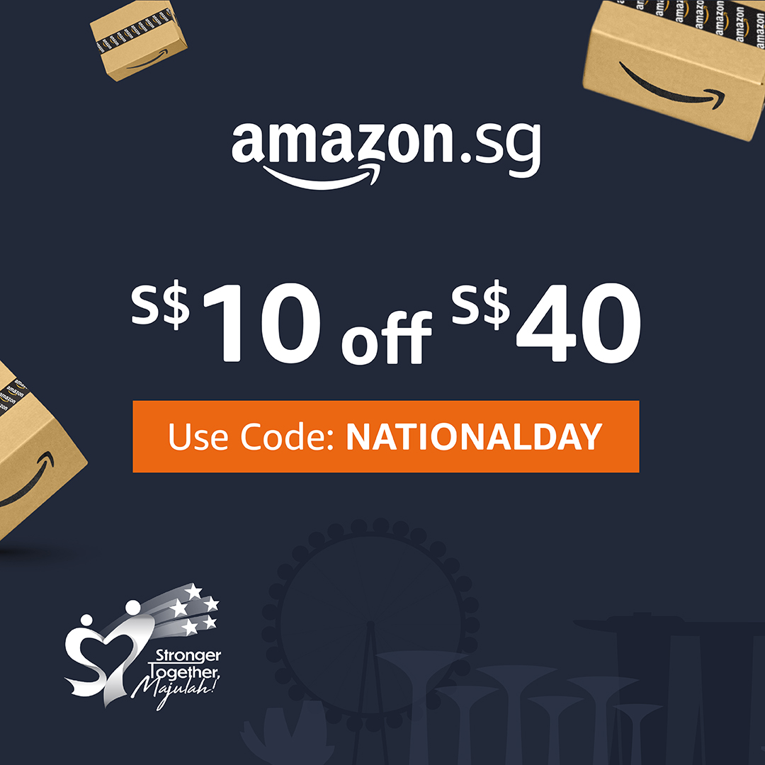 Amazon,S$10 off S$40 on Amazon.sg