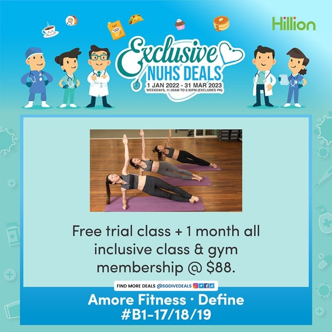 Amore Fitness & Boutique Spa,Free trial class + 1 month membership at $88 