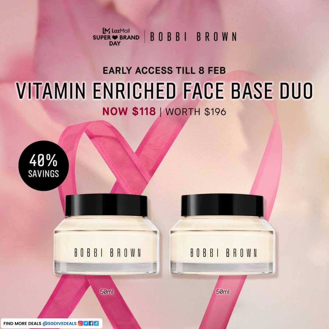 Bobbi Brown,40% off  Vitamin Enriched Face Base Duo Set