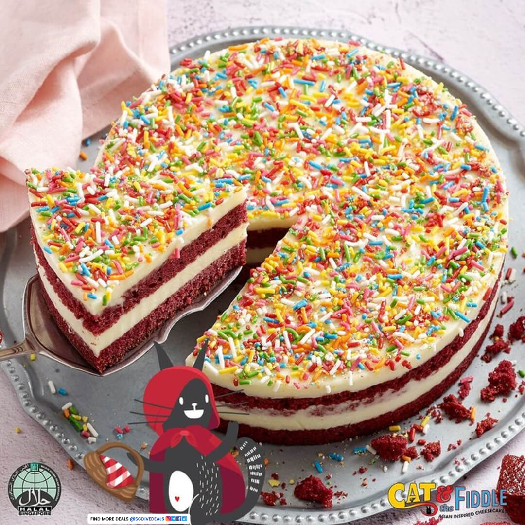 Cat & the Fiddle Cakes,Get 20% off Red Velvet Cheesecake