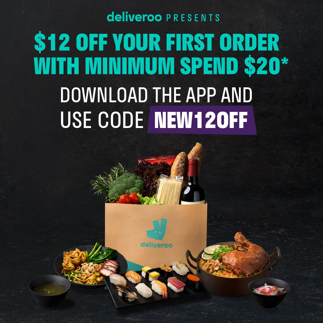 Deliveroo,$12 off your first order