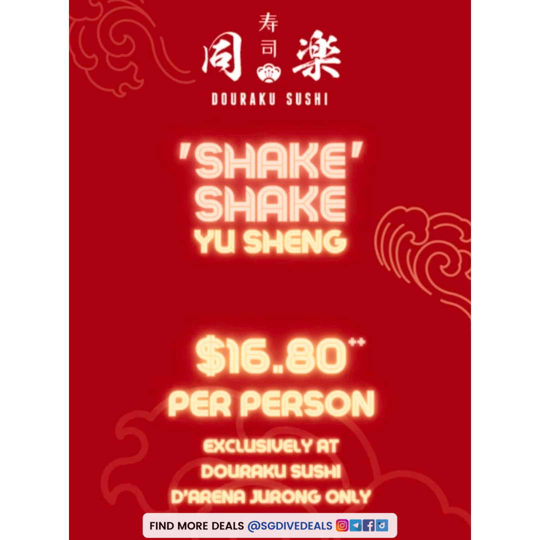 Douraku Sushi,NEW "Shake Shake" Yu Sheng