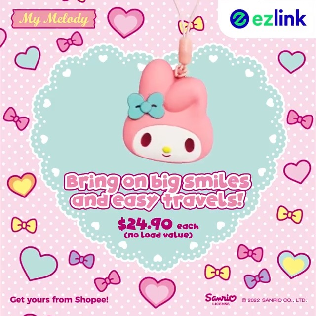 EZ-Link,My Melody EZ-Link Charm (Shopee Exclusive)