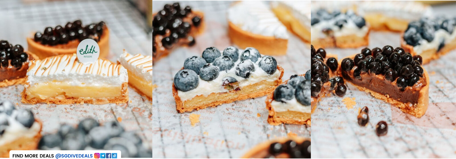 Edith Patisserie Cake Bar,50% Off for second tart