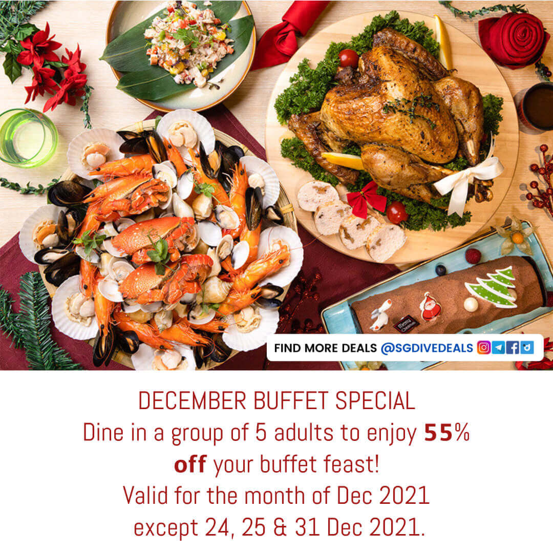 Holiday Inn Singapore Atrium,55% off your buffet feast with 5 pax!