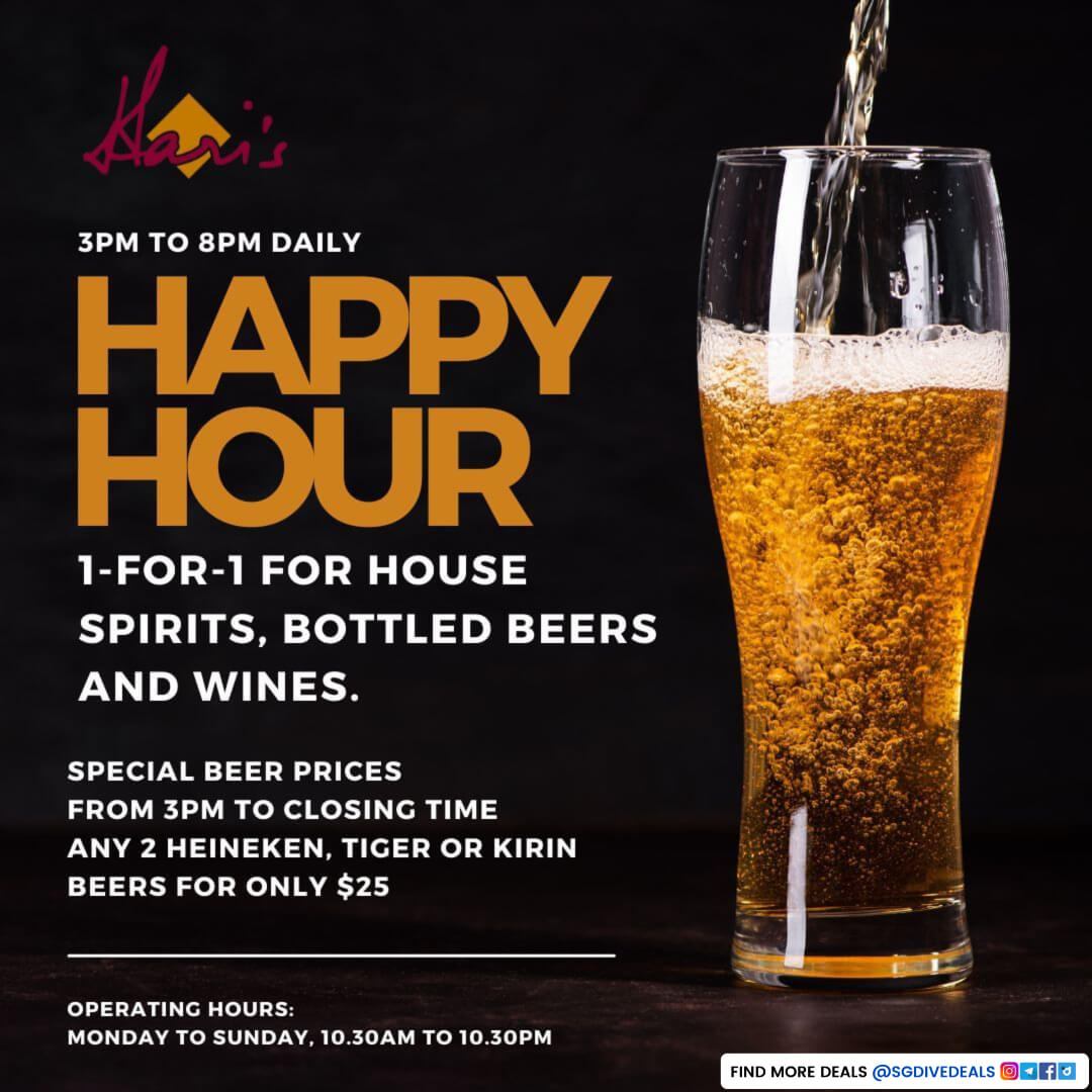Holiday Inn Singapore Orchard City Centre,1-for-1 Happy Hour Promotion