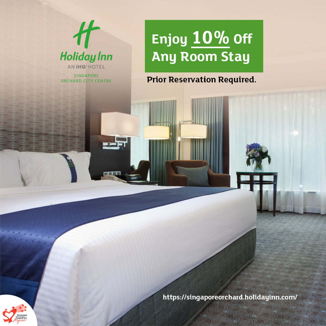 Holiday Inn Singapore Orchard City Centre,10% Off Any Room Stay