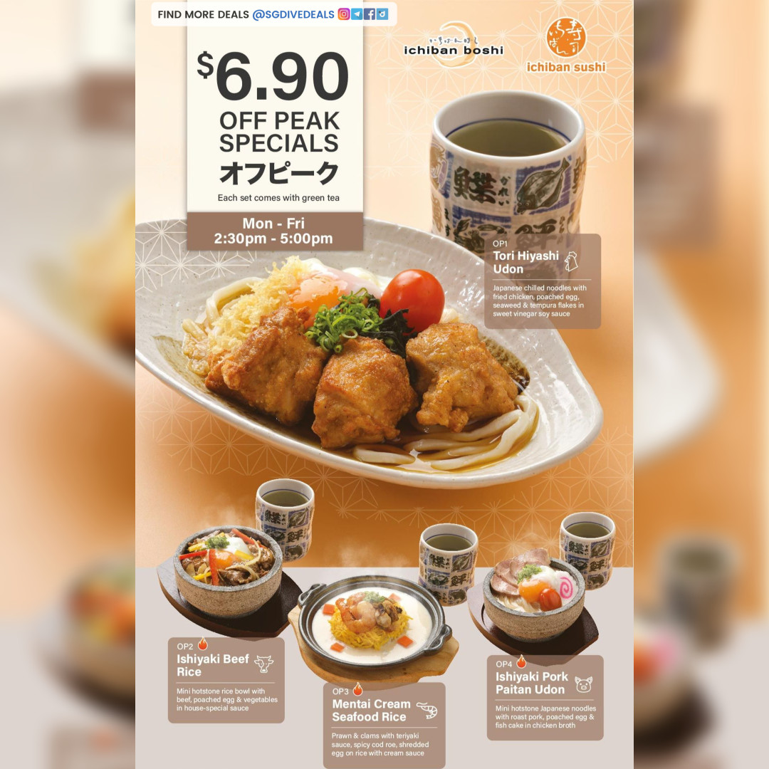 Ichiban Boshi,$6.90 Special Set Meals 