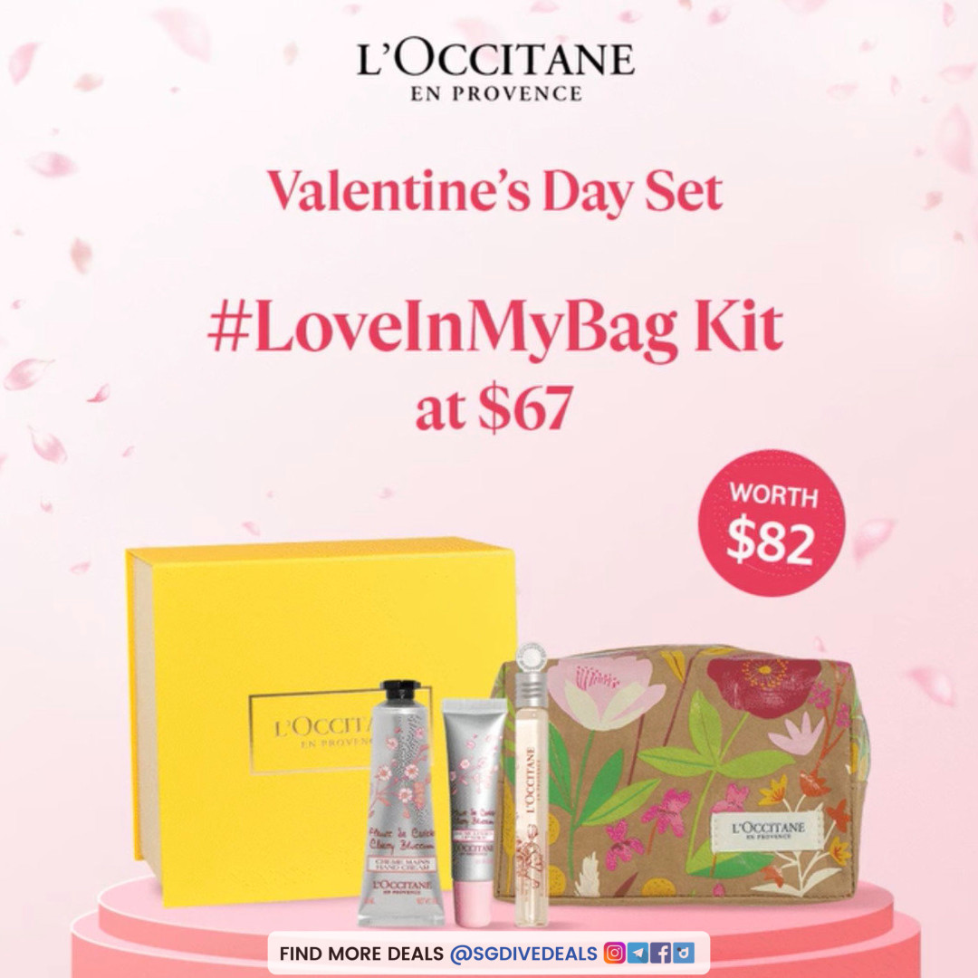 L'OCCITANE,Valentine's Day Sets up to 18% off