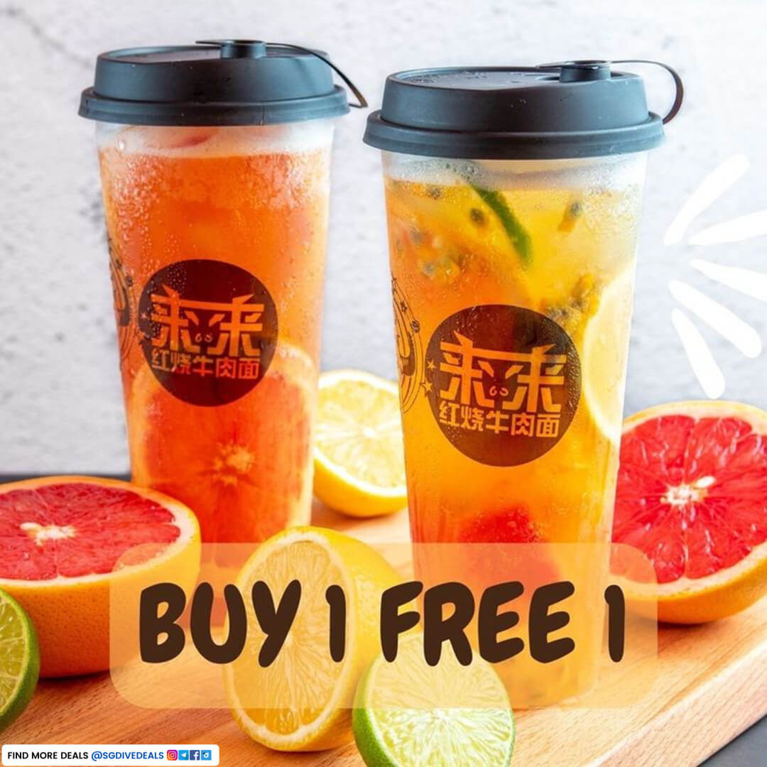 Lai Lai Taiwan Dining,Buy 1 Free 1 for any order drink