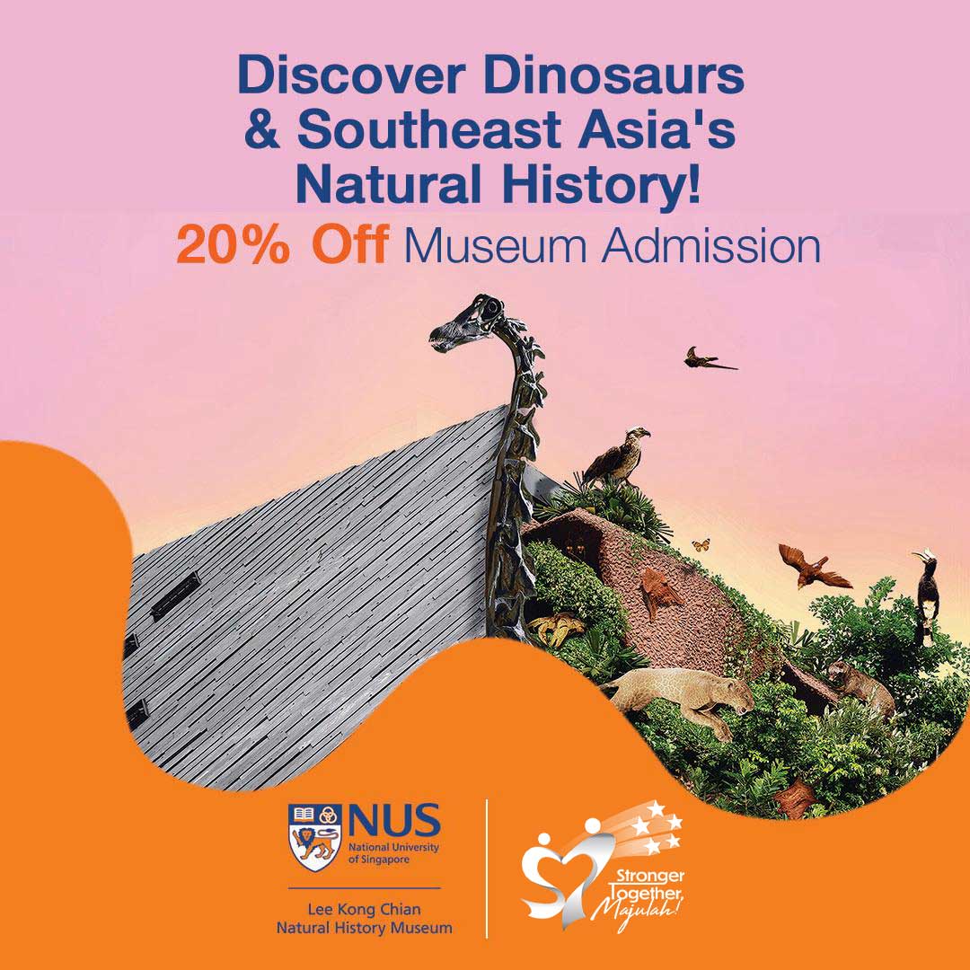 Lee Kong Chian Natural History Museum,20% off Museum Admission