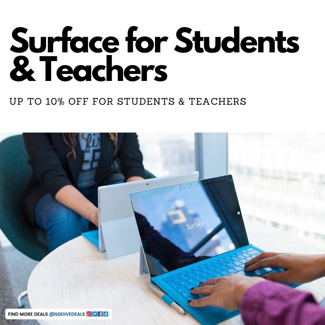 Microsoft,10% off Surface products for Students