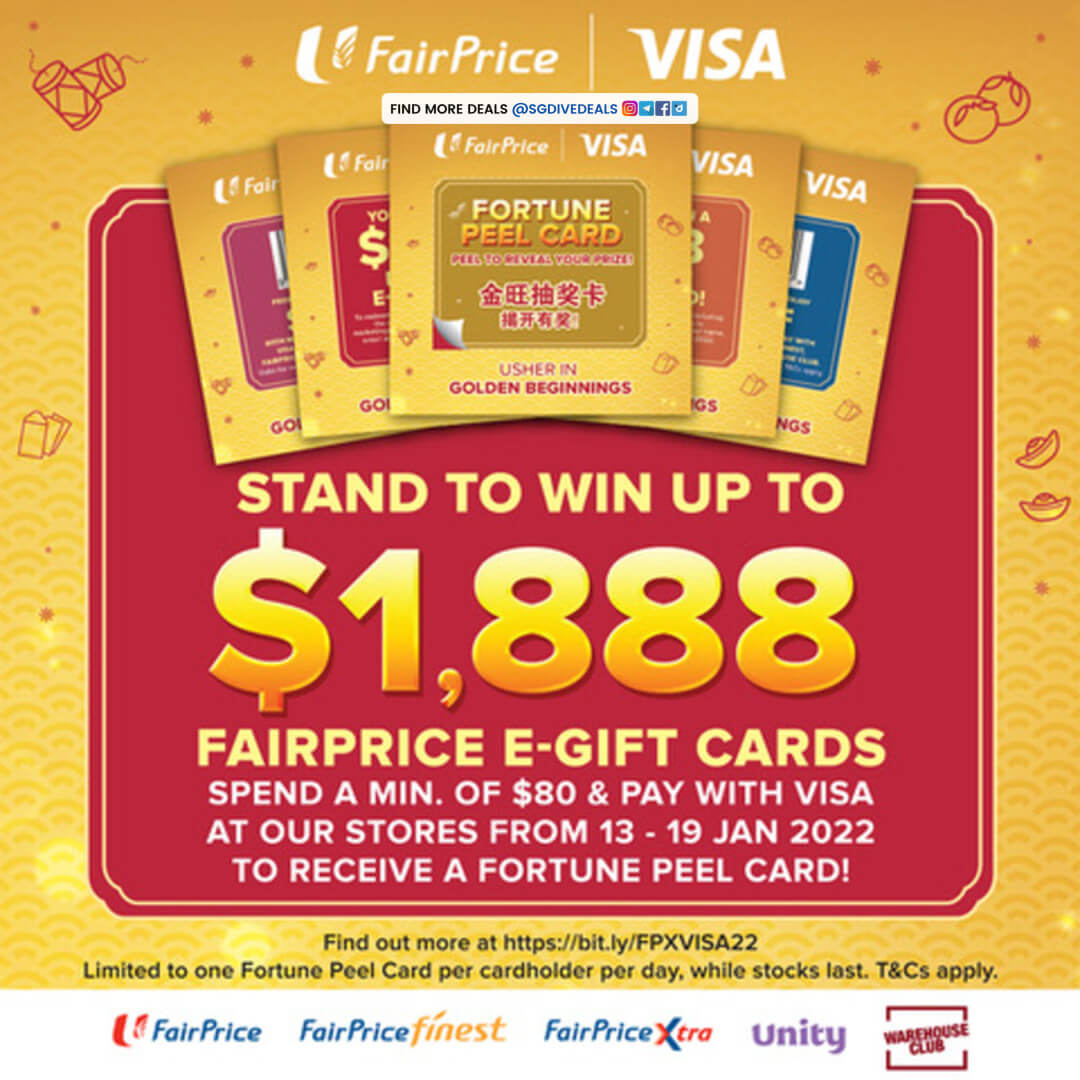 NTUC FairPrice,Stand to Win Up To $1,888 E-Gift Cards