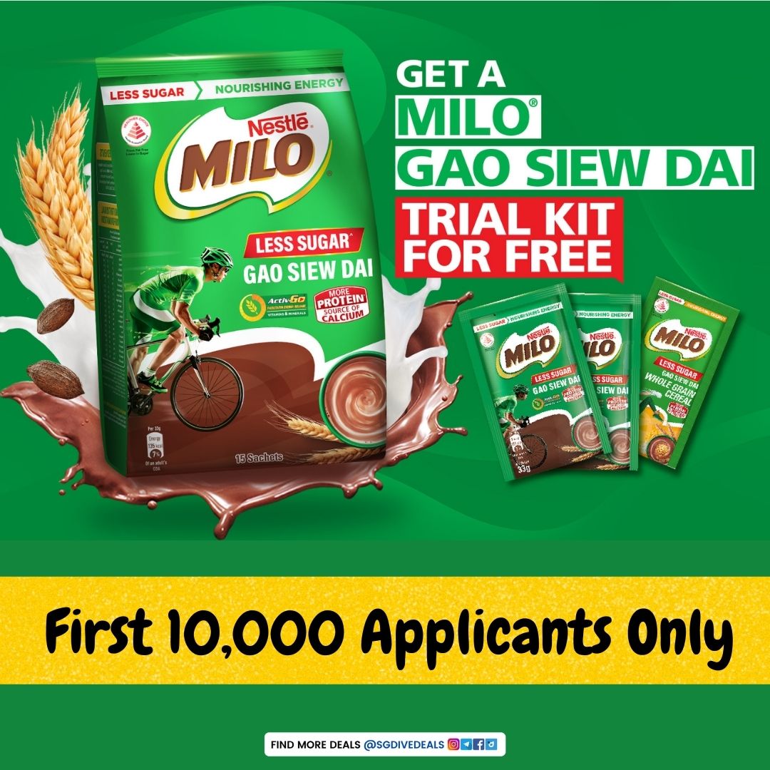 Nestle,FREE MILO Gao Siew Dai Trial Kit