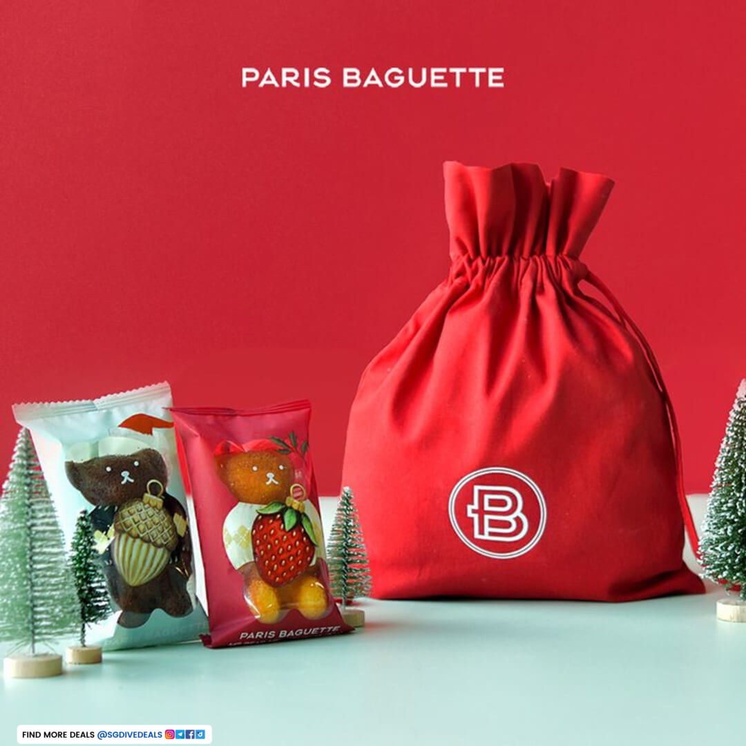 Paris Baguette,Get Gift pouch set at $12