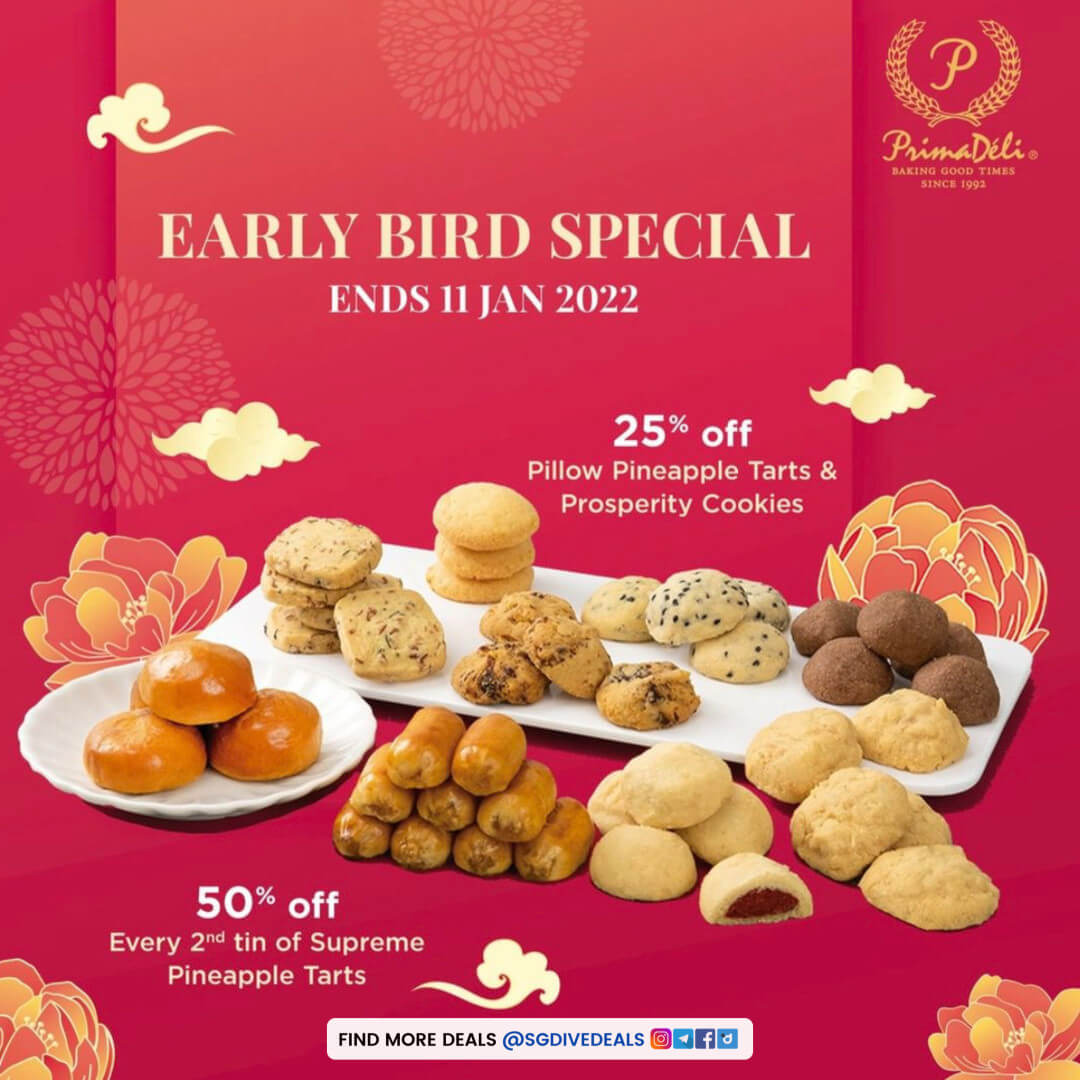 PrimaDéli,Early Bird Special up to 50% OFF