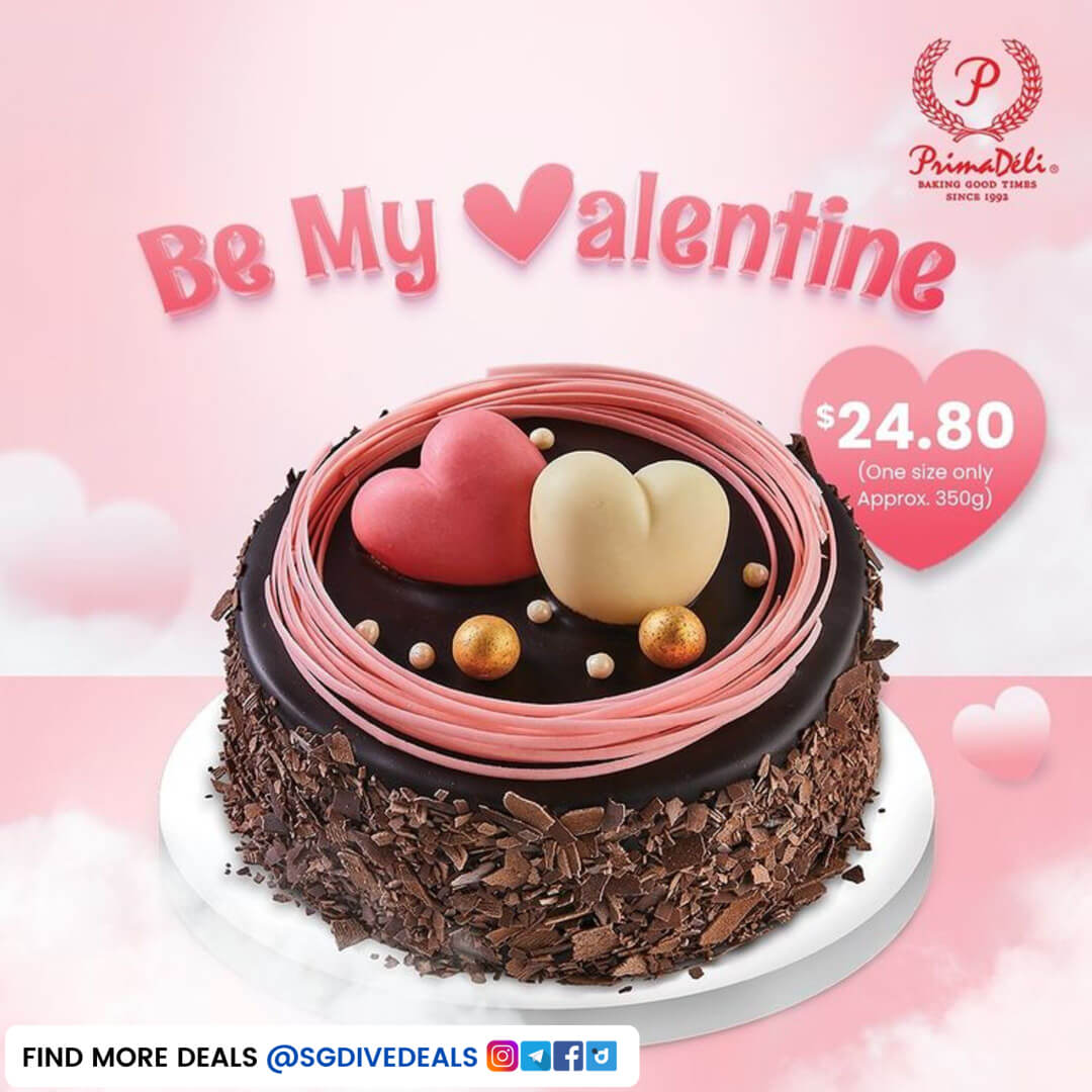 PrimaDéli,Get Valentine Cake at only $24.80