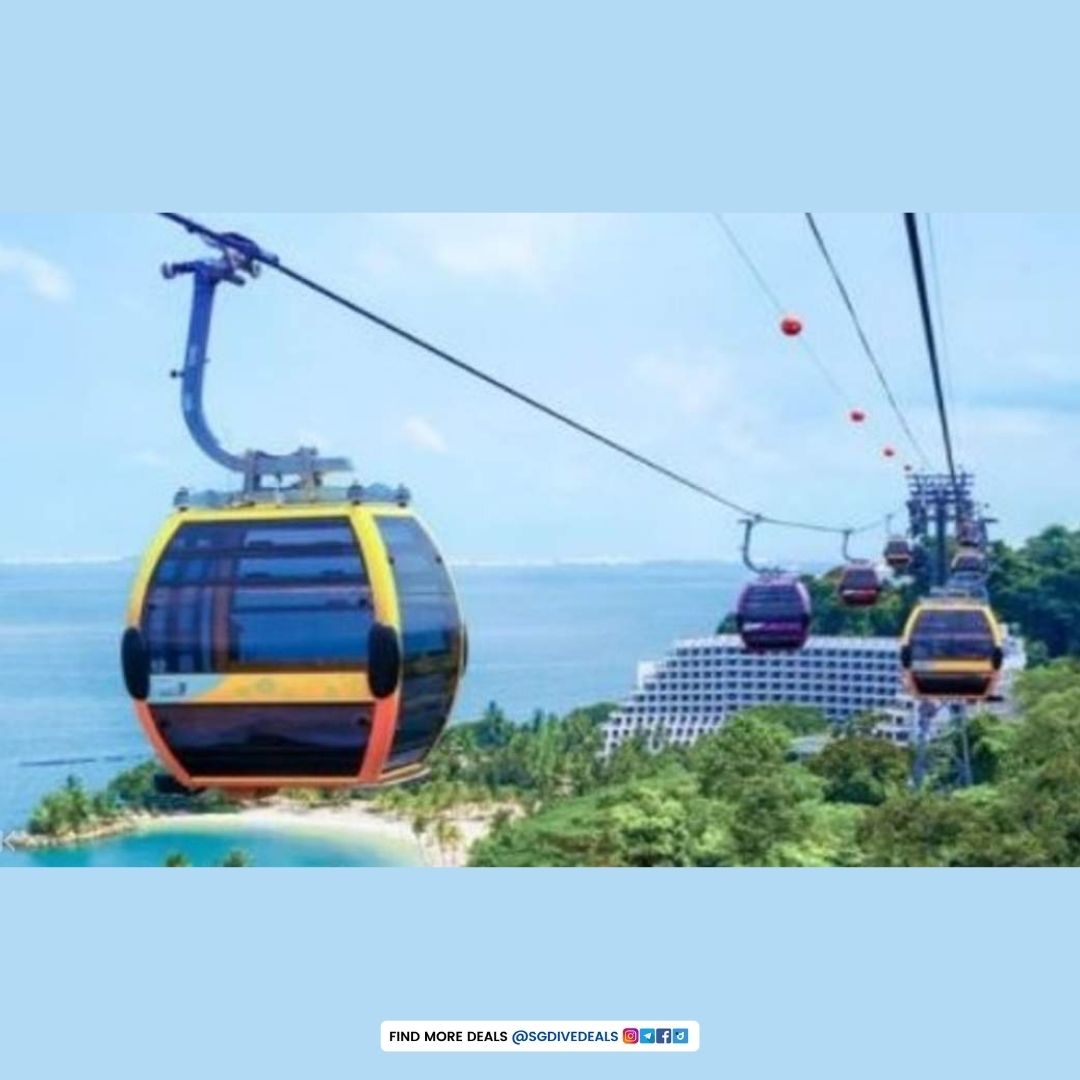 Sentosa,Free Cable Car Ride on the Sentosa Line