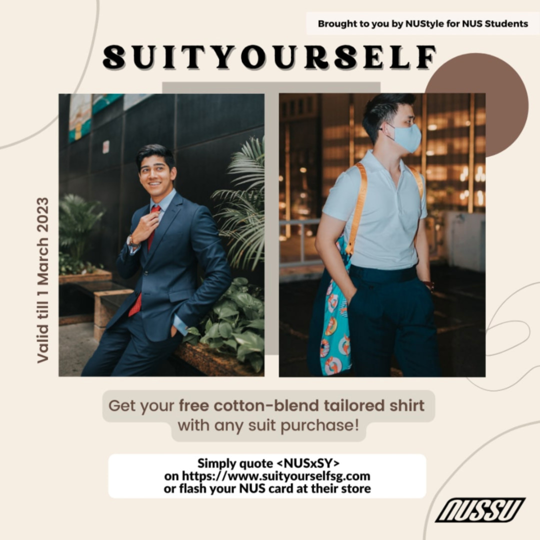 SuitYourself,Free tailored shirt with any suit purchase
