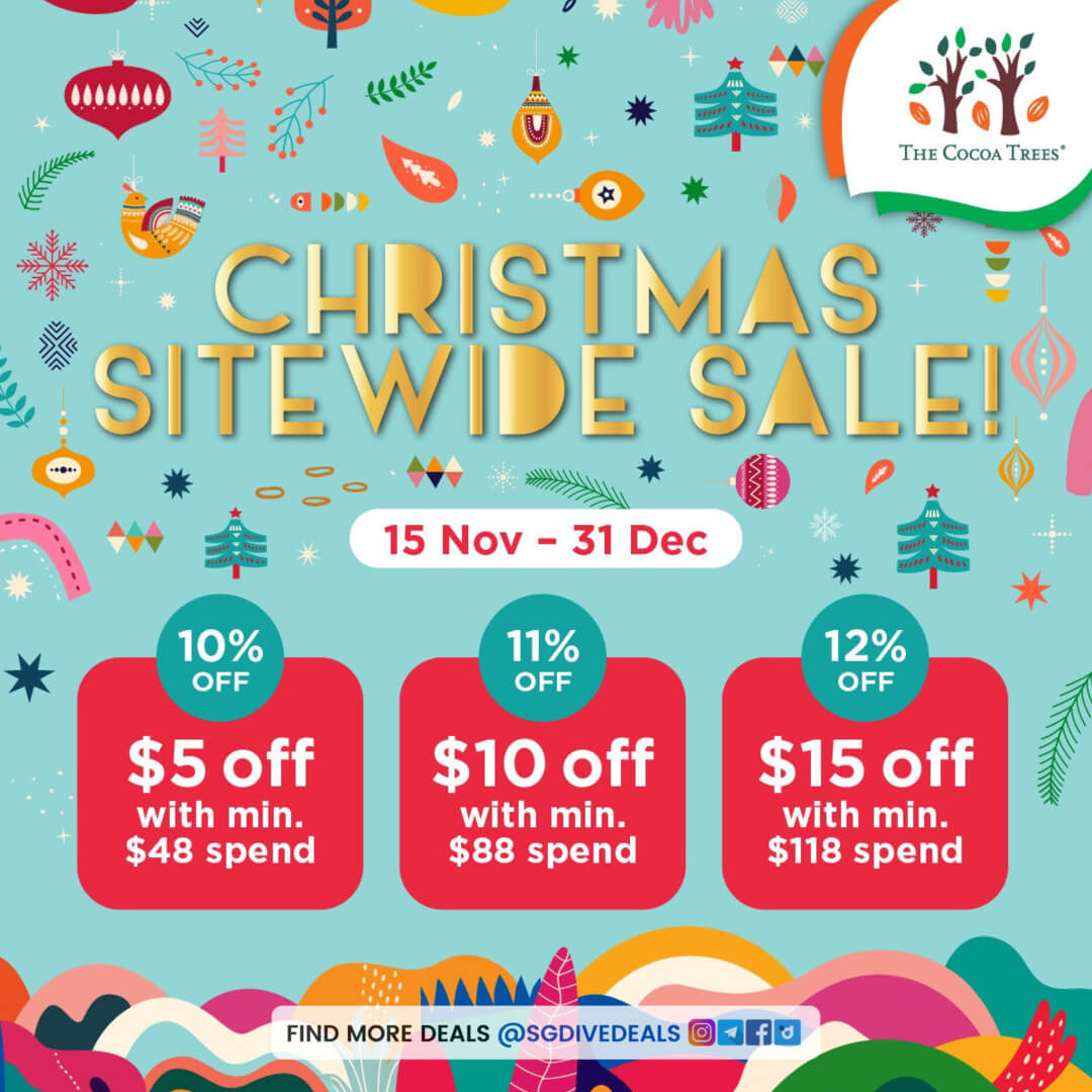 The Cocoa Trees,Christmas Sitewide Sale 