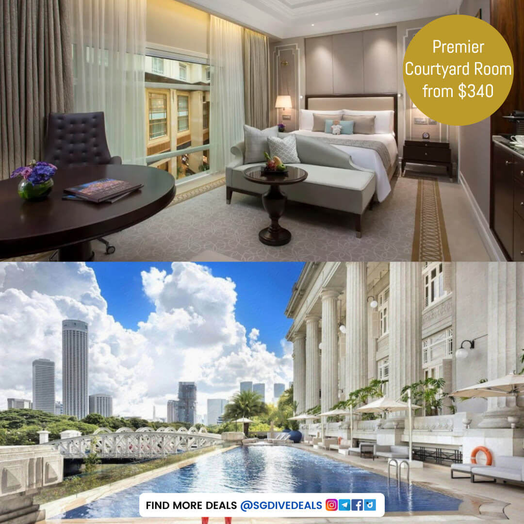The Fullerton Hotel,Flash Sale: Premier Courtyard Room from $340