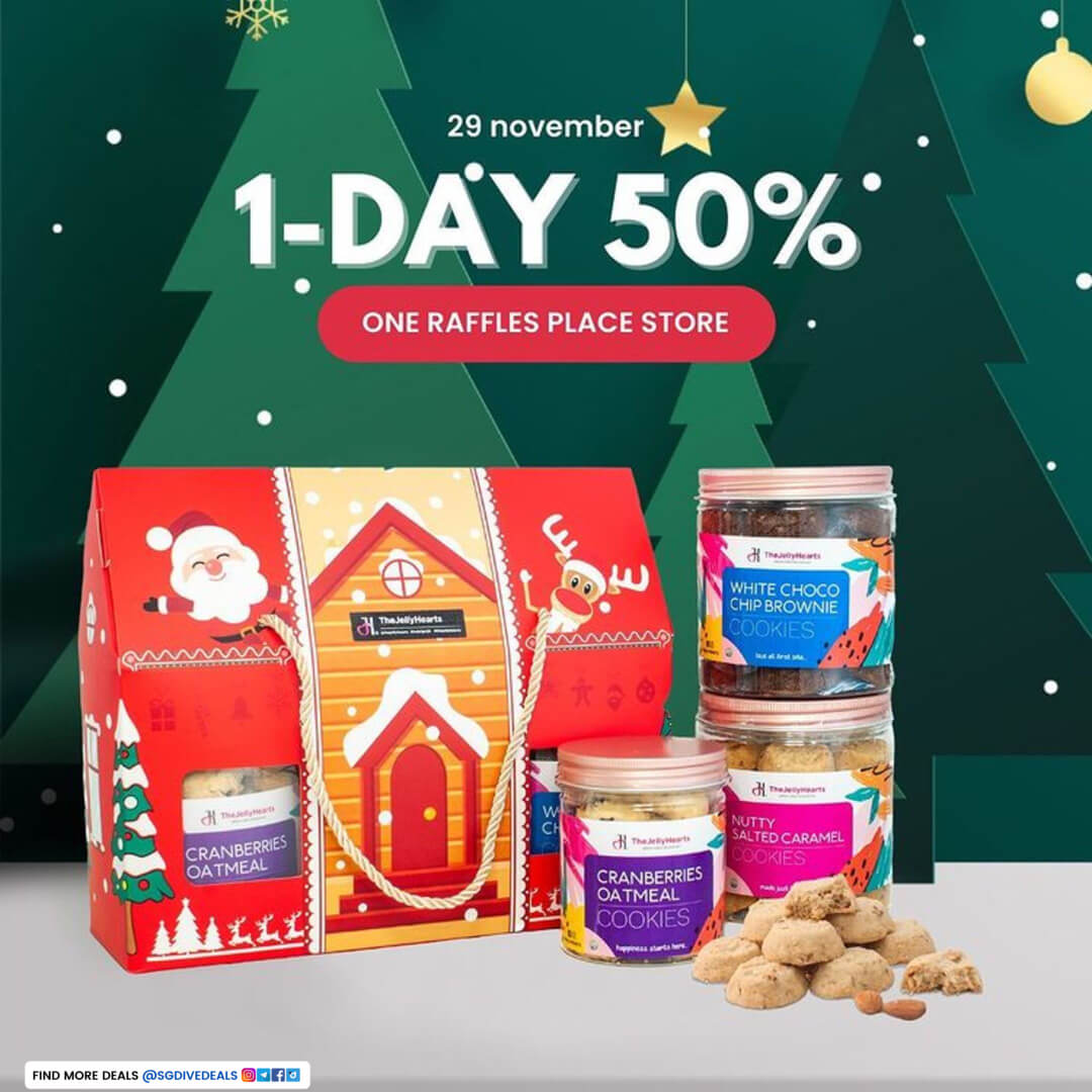 TheJellyHearts,Get 50% off for Reindeer Surprise Cookie Set