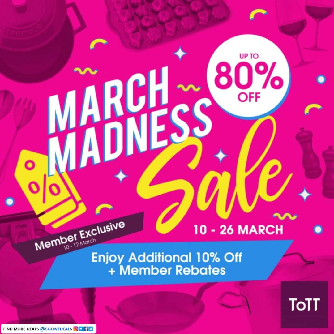 ToTT,March Madness Sale up to 80% off