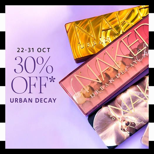 Urban Decay,30% off Selected Palettes