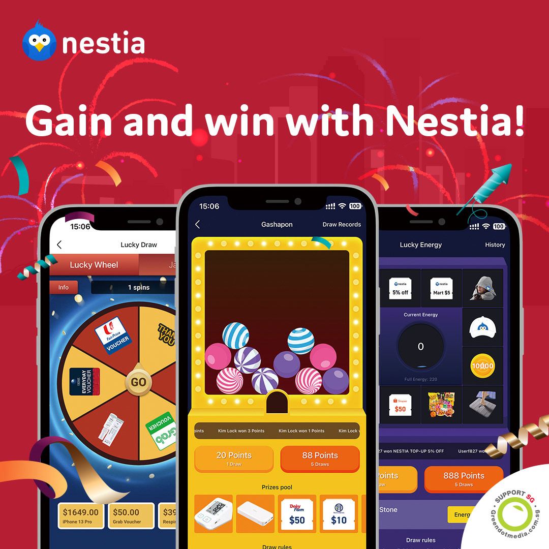 nestia,Gain and win with Nestia