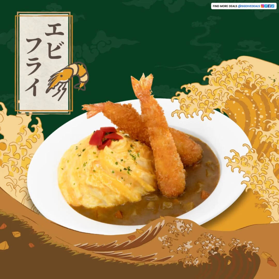 umisushi,Try Japanese Curry Omelette Rice at $13.90