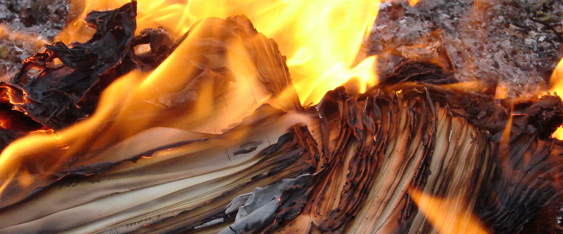 Documents are lost in fire