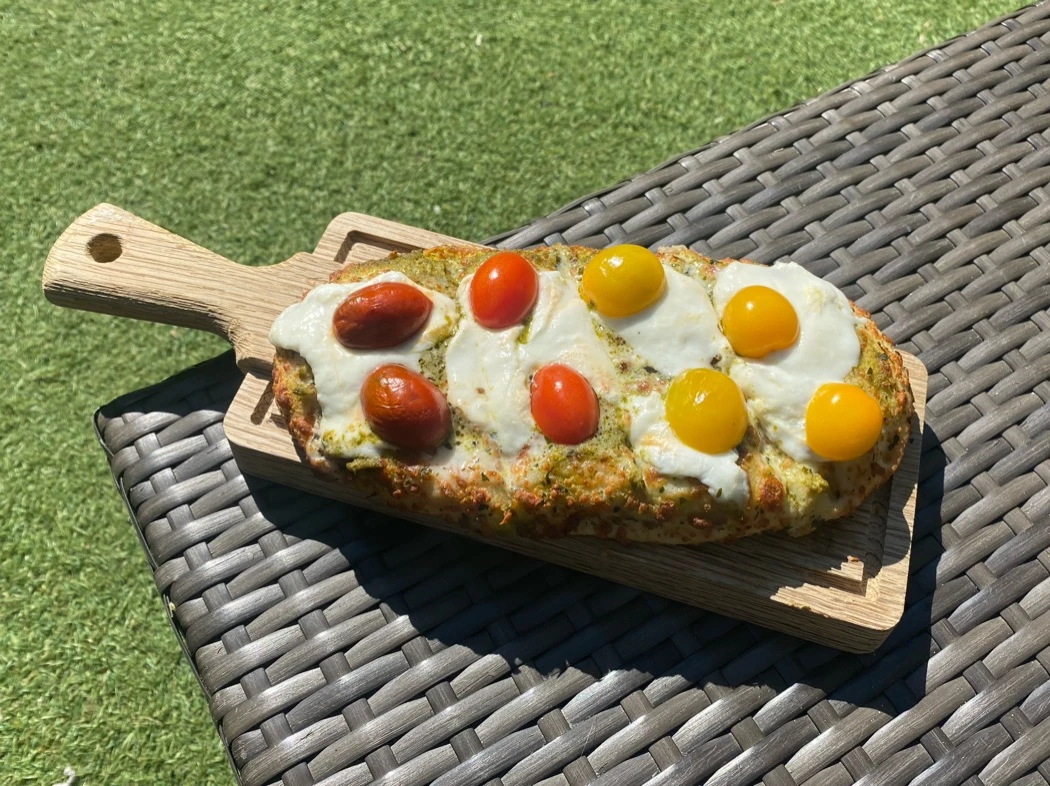 Vegetarian Focaccia caprese | Yvy