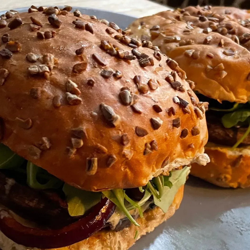 Laag-impact vegetarisch Portobello burger | Yvy