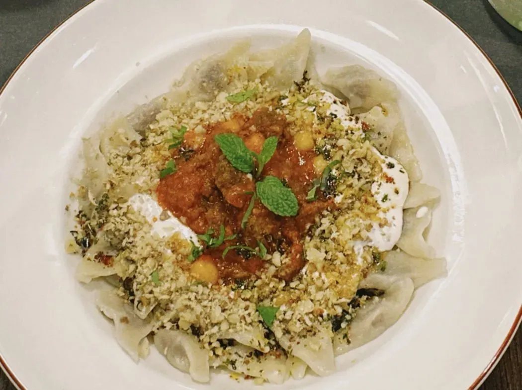 Low-impact Turkish vegan manti | Yvy