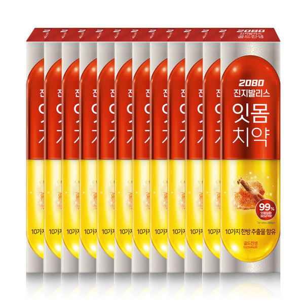 2080 진지발리스 골드진생 치약 140g