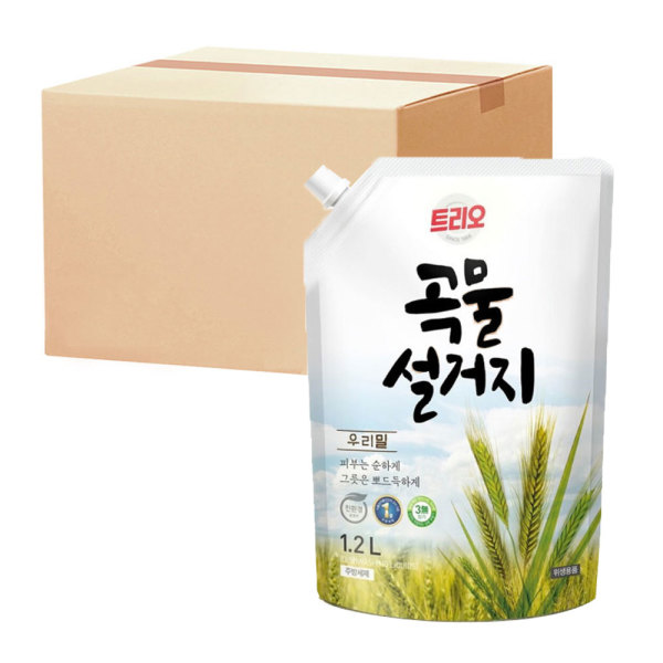 트리오 곡물설거지 우리밀 1.2L