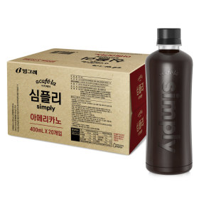 아카페라 심플리 아메리카노 400ml