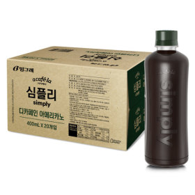 아카페라 심플리 디카페인 아메리카노 400ml