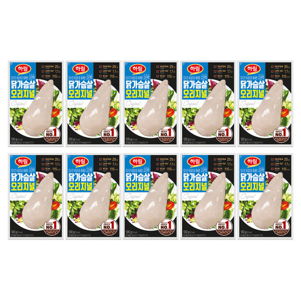 하림 닭가슴살 오리지널 100g 