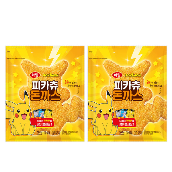 하림 포켓몬피카츄돈까스 500g