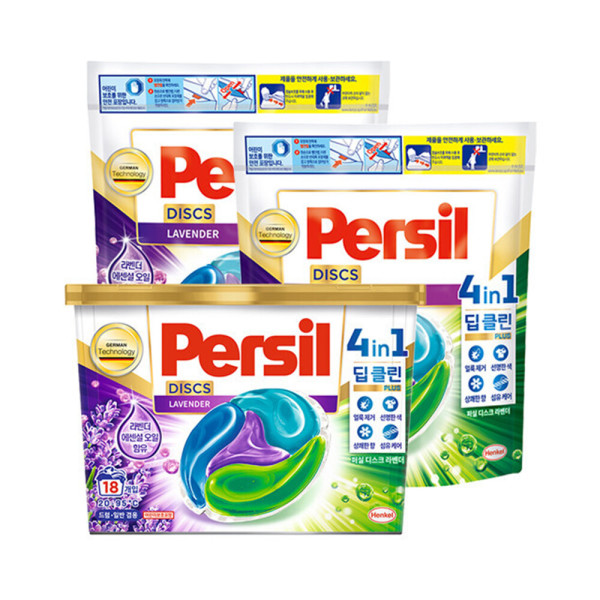 퍼실 디스크 라벤더 캡슐형