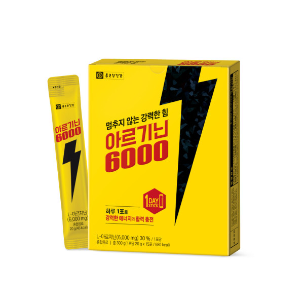 활력충전 종근당건강 아르기닌6000
