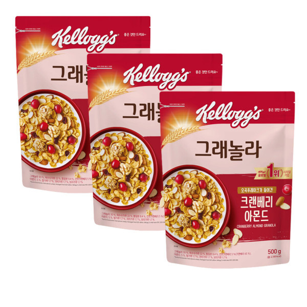 크랜베리 아몬드 그래놀라 500g