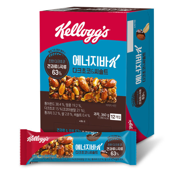다크초코/씨솔트 에너지바 30g