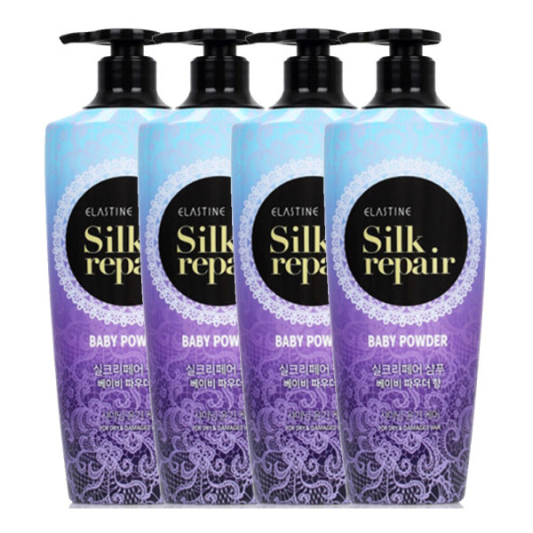 엘라스틴 실크리페어 베이비파우더 샴푸 550ml
