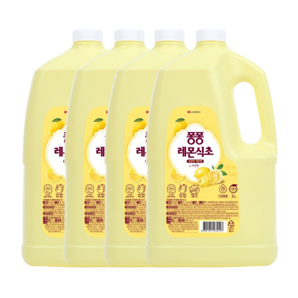 퐁퐁 주방세제 레몬식초 3000ml