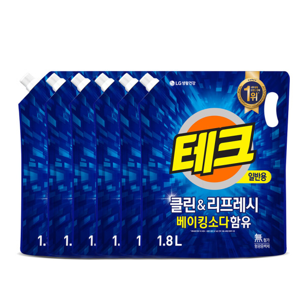테크 클린앤리프레쉬 리필 1.8L 일반