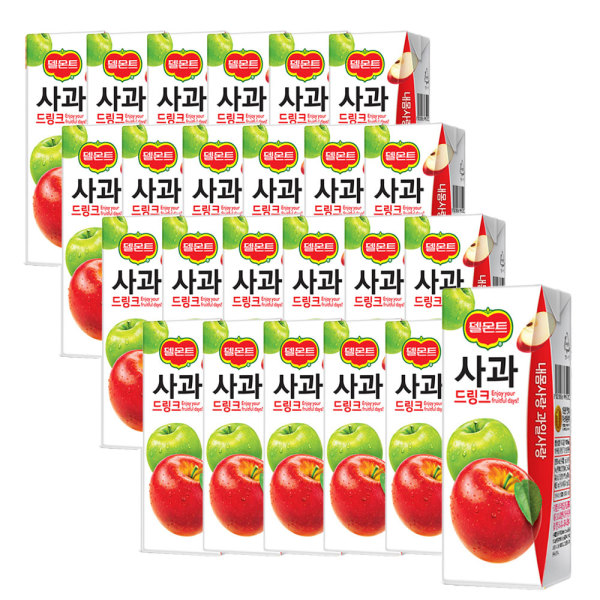 델몬트 사과 드링크 190ml