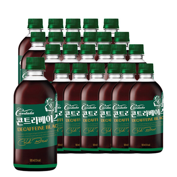 칸타타 콘트라베이스 디카페인 블랙커피 500ml