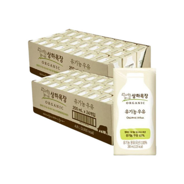 상하목장 유기농 멸균우유 200ml